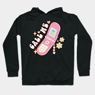 Call Me XOXO Vintage Retro Valentine Design Hoodie